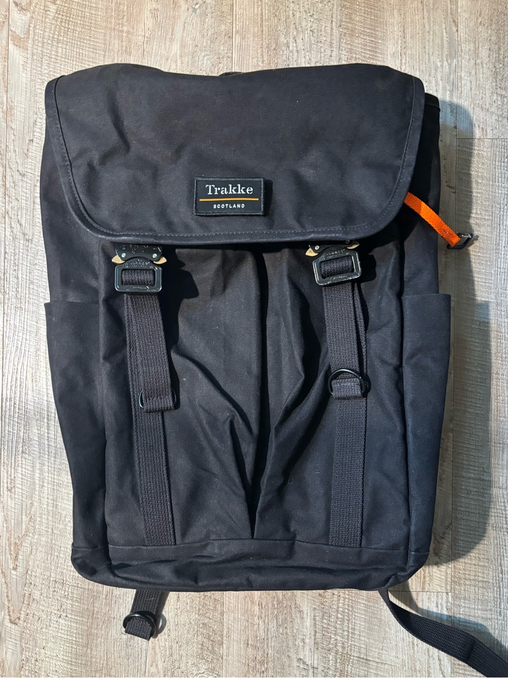 Trakke Bannoch - black canvas backpack